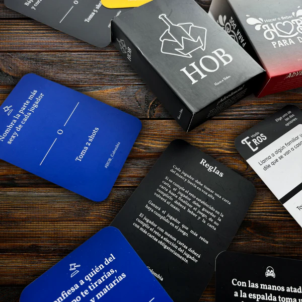 Hacer o beber (HOB) Juego de cartas con amigos