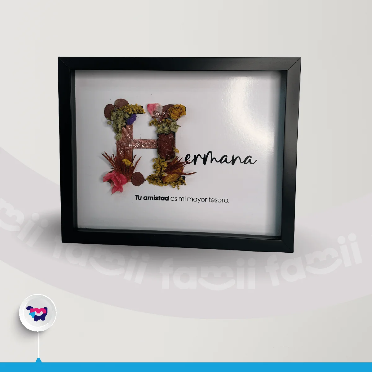 Cuadro personalizado para “Hermana”