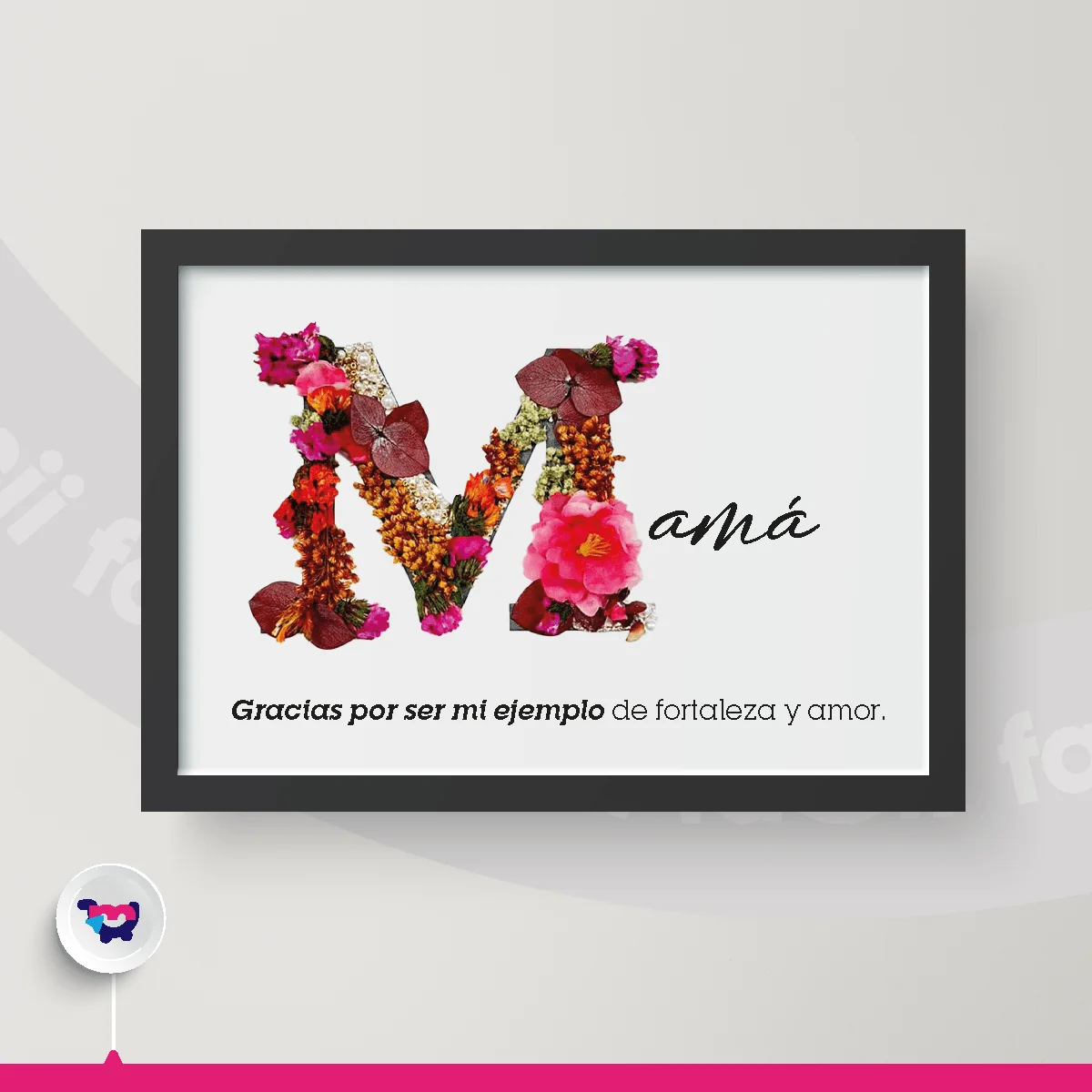Cuadro personalizado para “Mamá” – Día de las madres