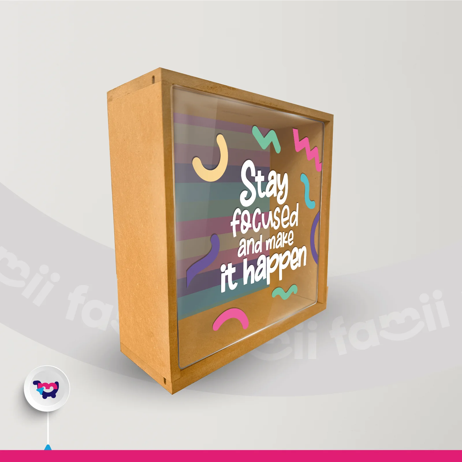 Alcancías con propósitos “Stay focused and make it happen”