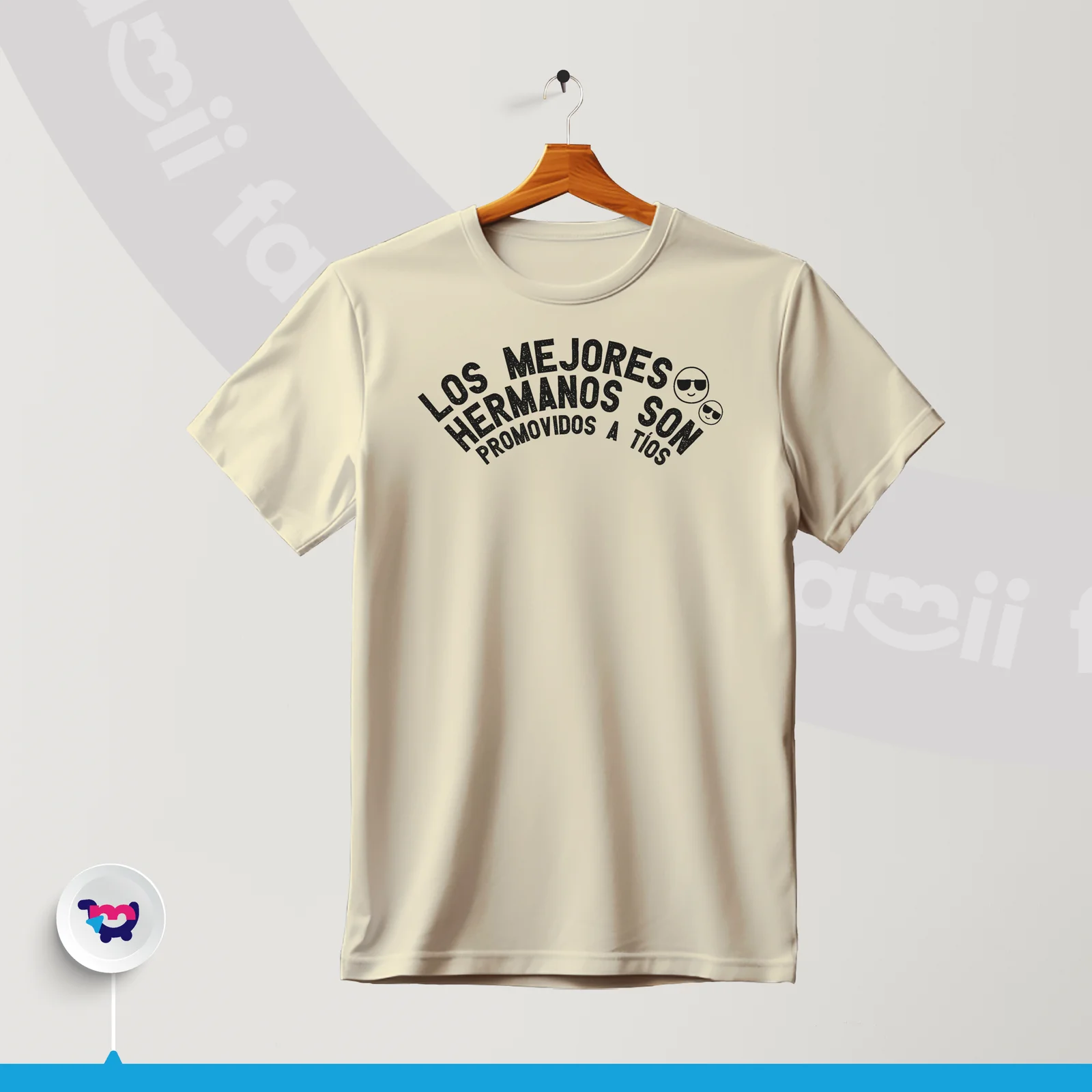 2. Camiseta “Los mejores hermanos son promovidos a tíos”