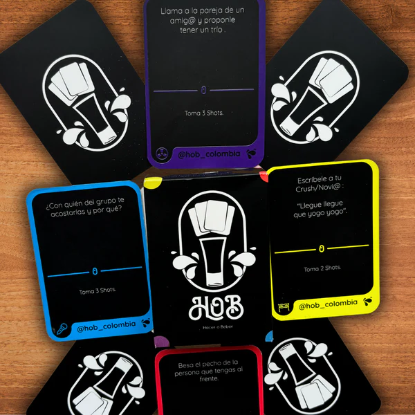 Hacer o beber (HOB) Juego de cartas con amigos