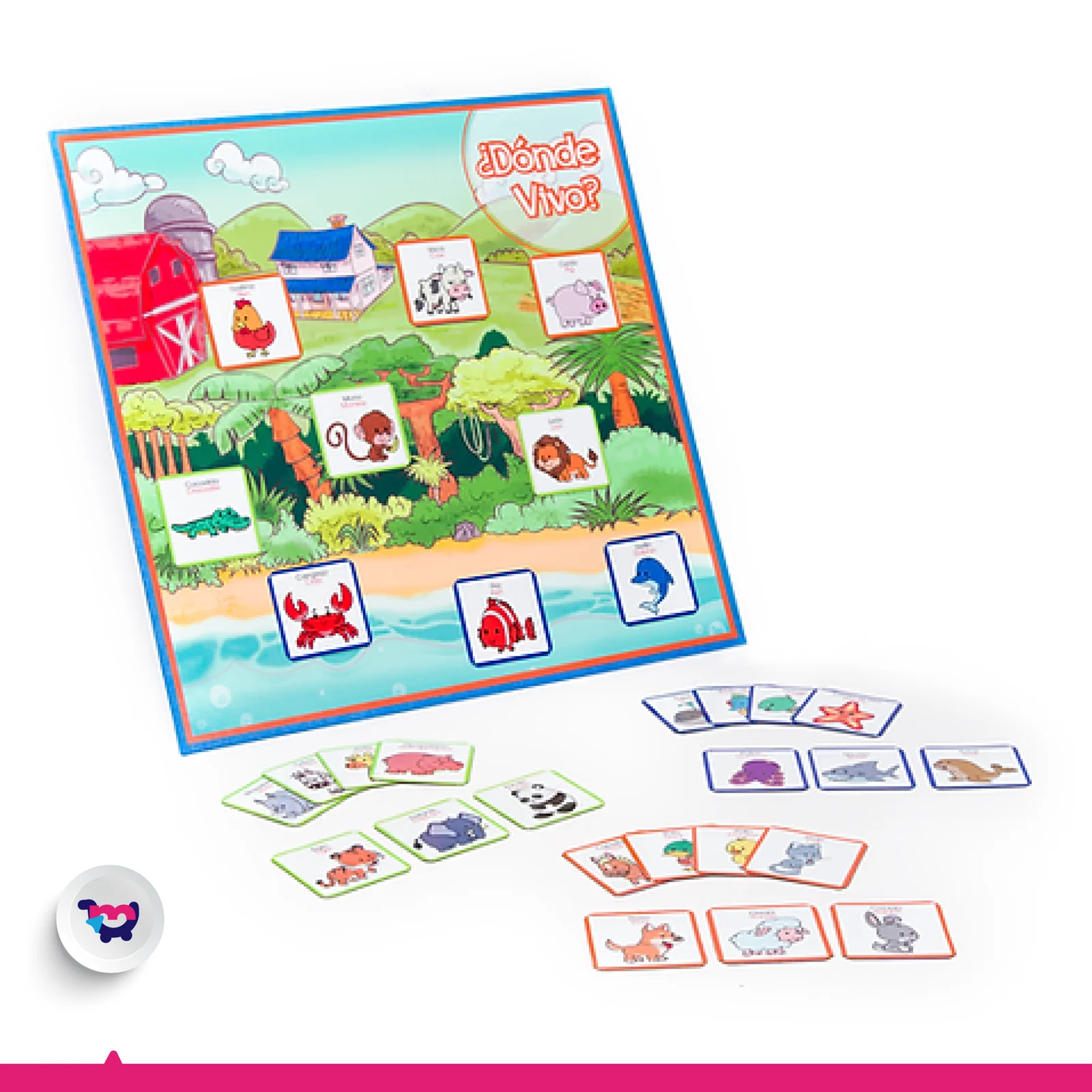 Tablero imantado ¿Dónde vivo? 🤔