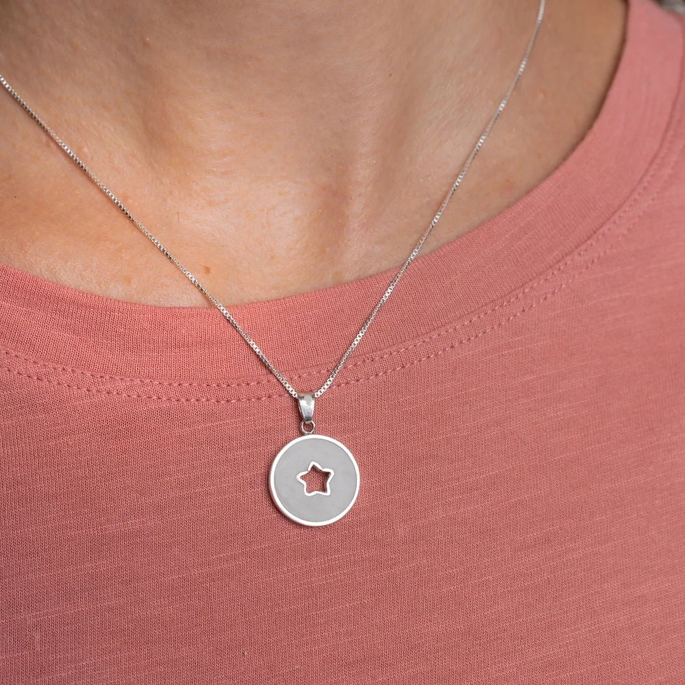 Dije Cosmos Plata & Kit de eternizado