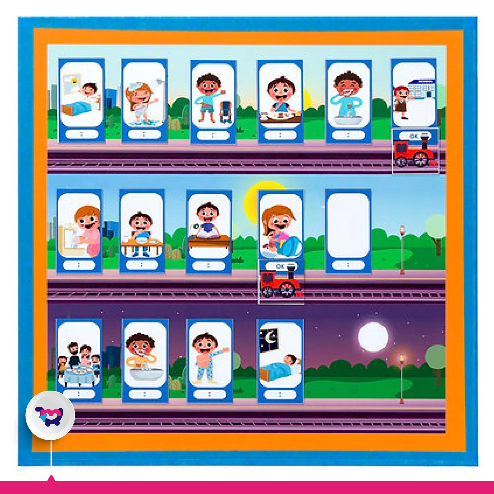 Tabla de rutinas portátil