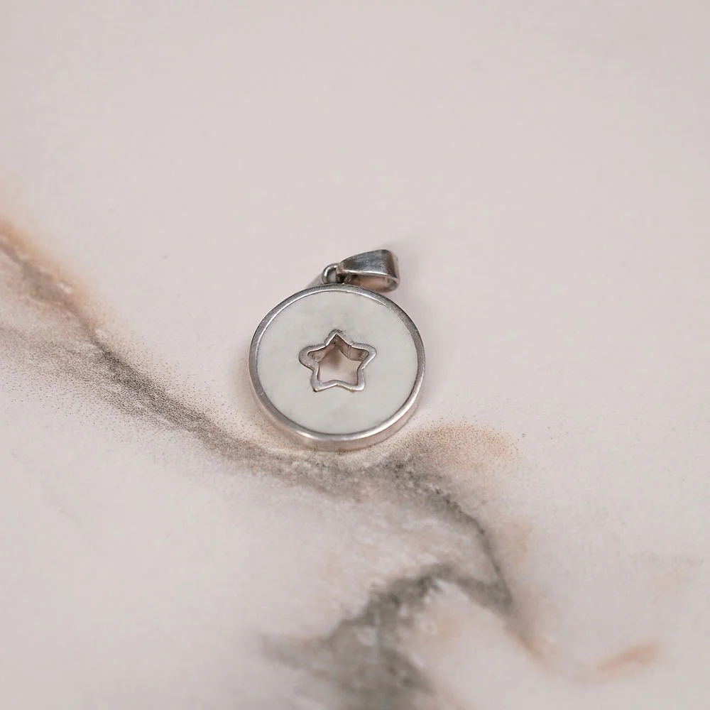 Dije Cosmos Plata & Kit de eternizado