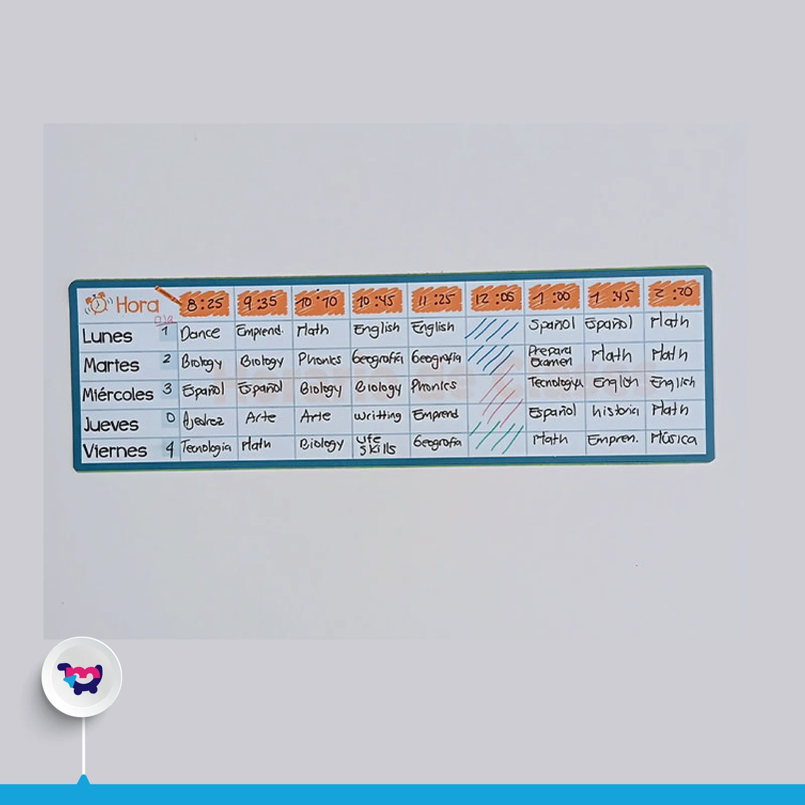 Kit organización para nevera niños