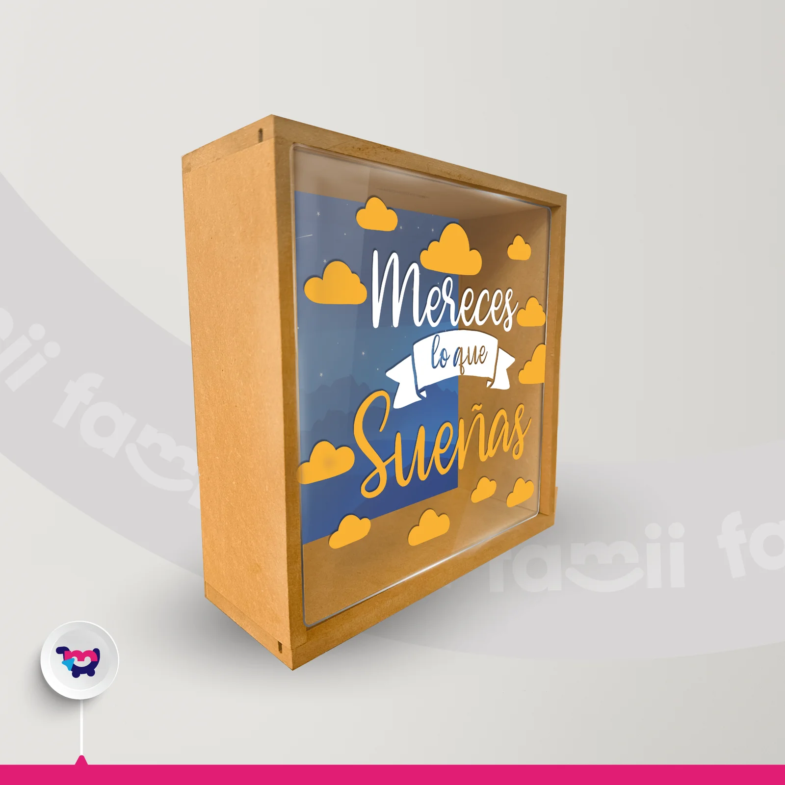 Alcancía con propósito “mereces lo que sueñas”