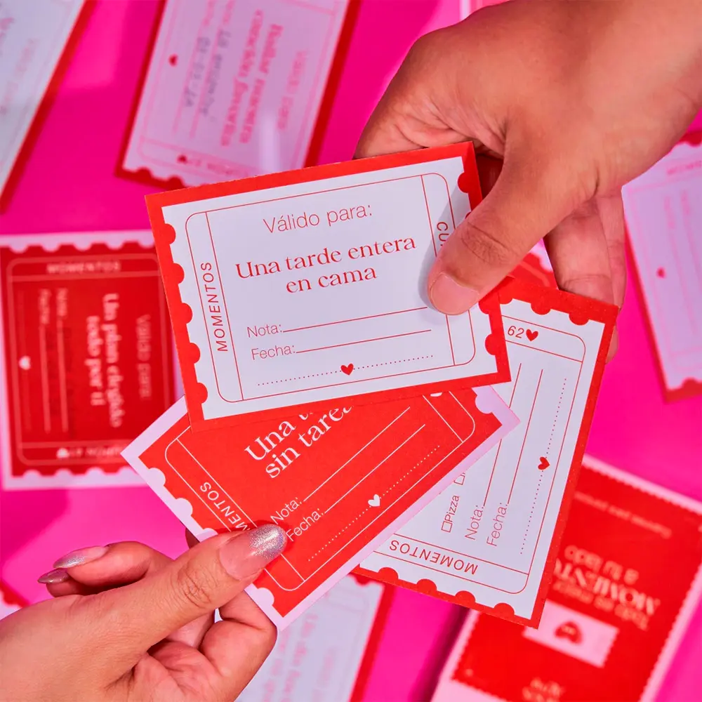 Cupones para regalar momentos juntos