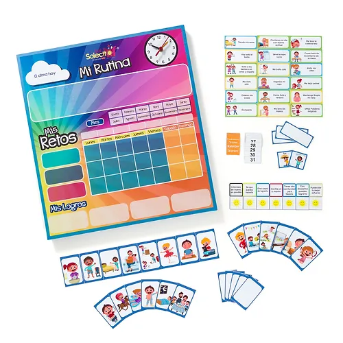 Tablero de Retos y Rutinas – Versión Español o Inglés