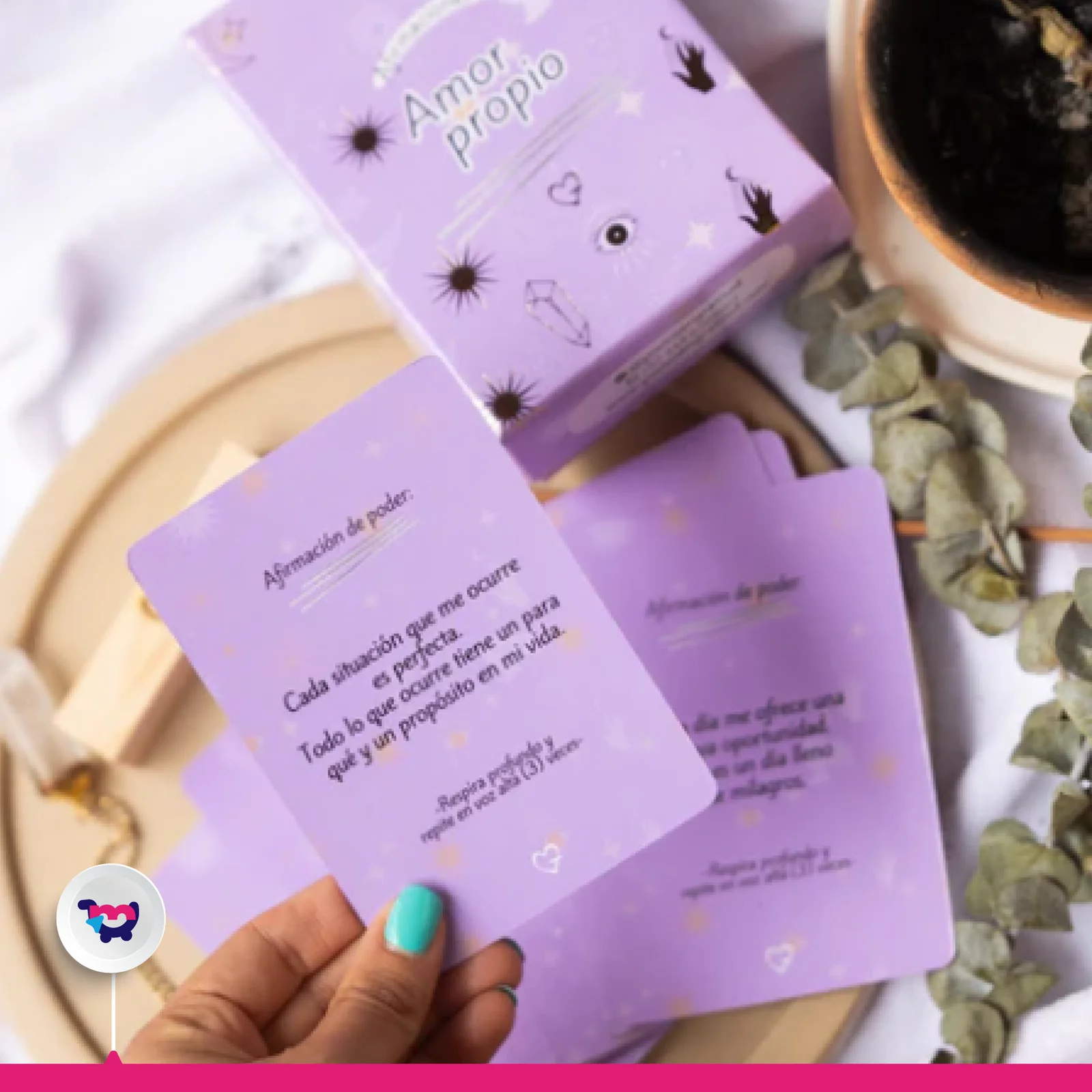 Oráculo de afirmaciones de amor propio