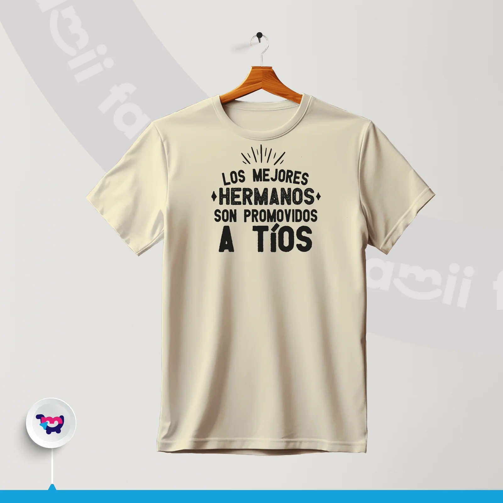 1. Camiseta “Los mejores hermanos son promovidos a tíos”