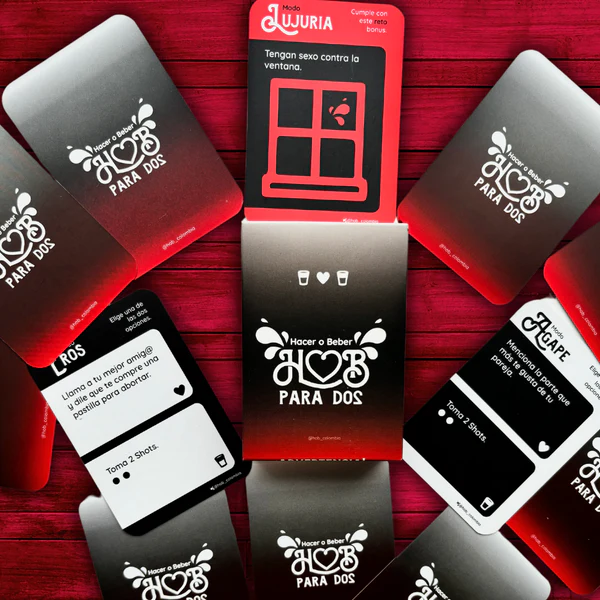 Hacer o beber (HOB) para parejas – Juego de cartas
