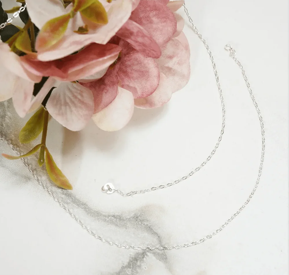 Cadena Plata Eslabonada