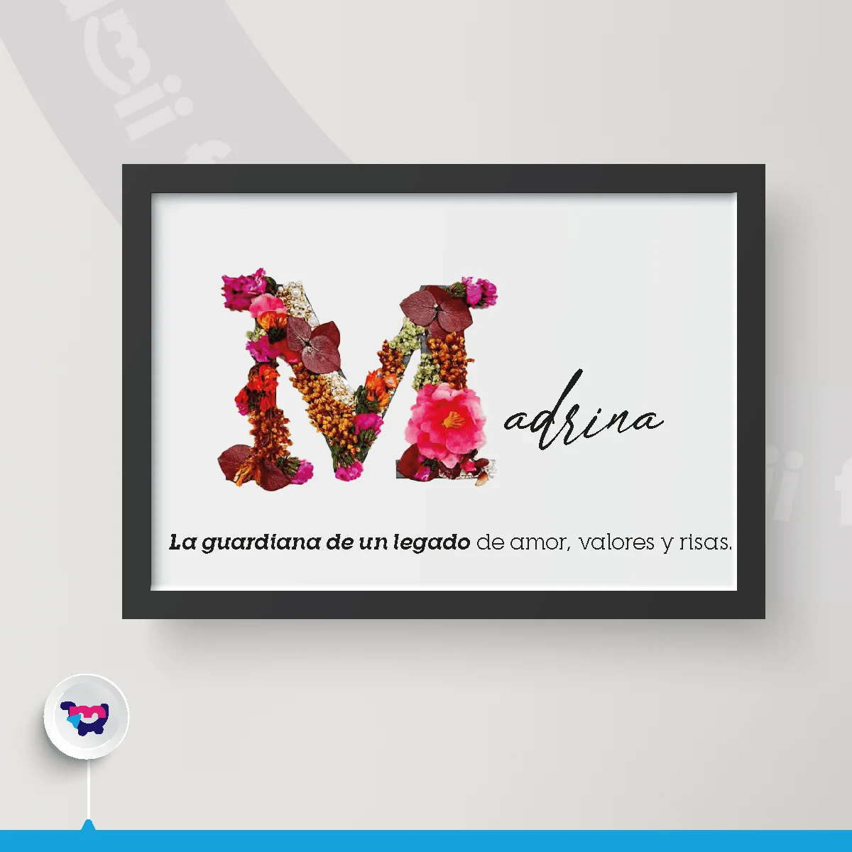 Cuadro personalizado para “Madrina”