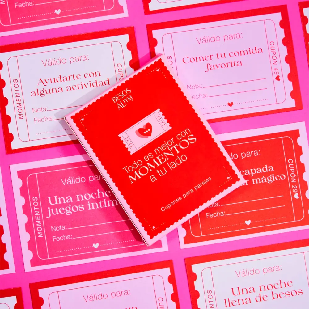 Cupones para regalar momentos juntos
