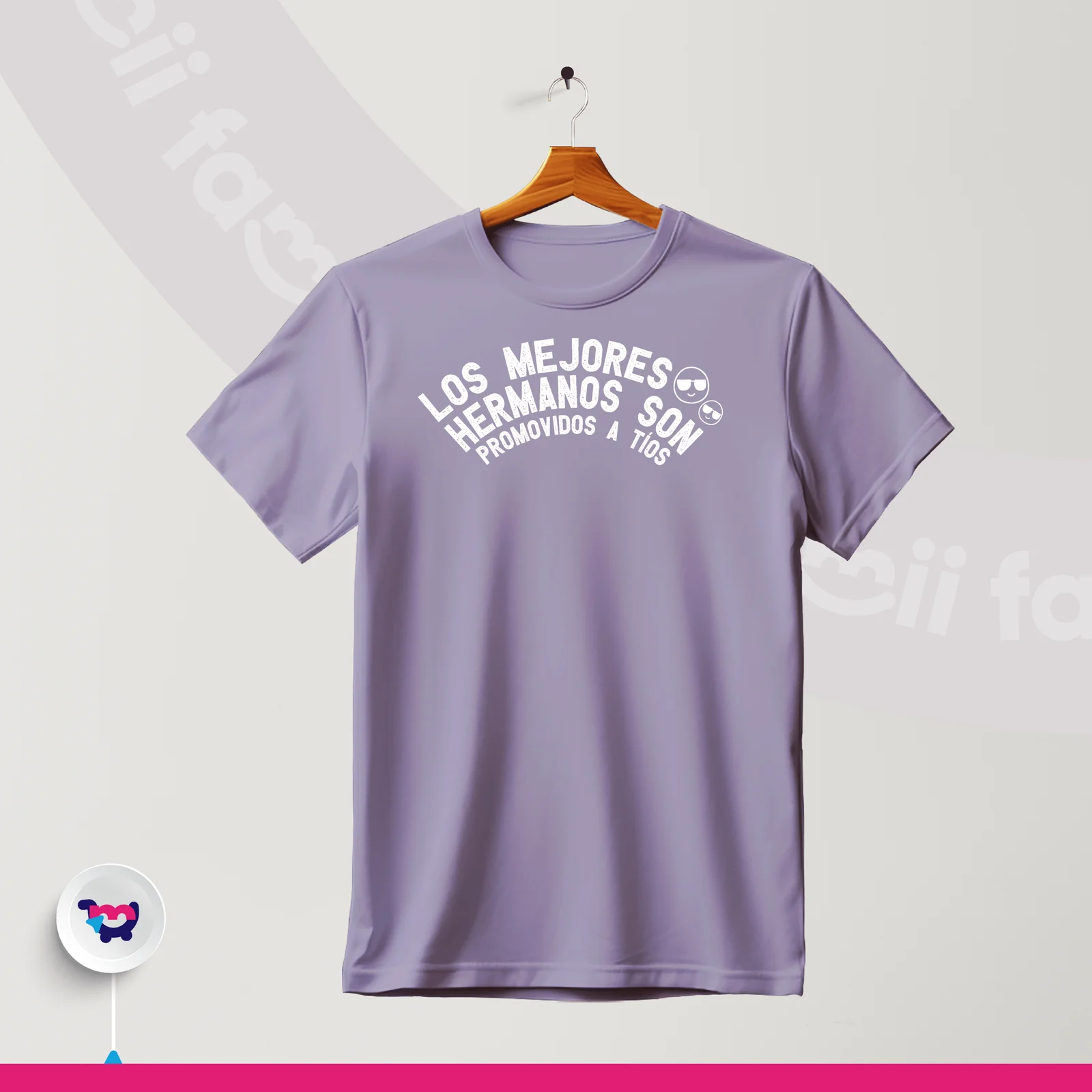 2. Camiseta “Los mejores hermanos son promovidos a tíos”