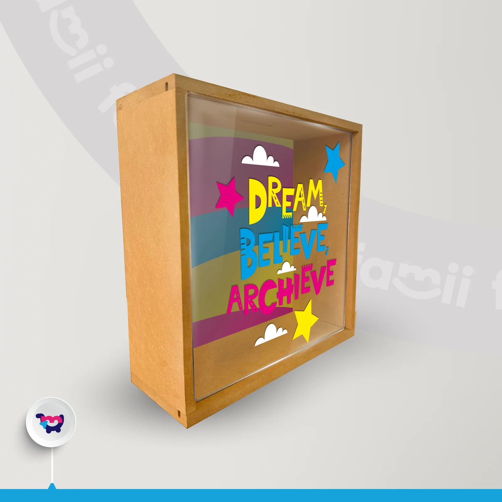 Alcancías con propósitos “Dream, Believe, Achieve”