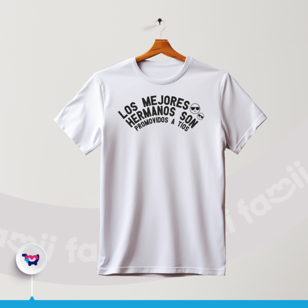 T-shirt "The best brothers are promoted to uncles".