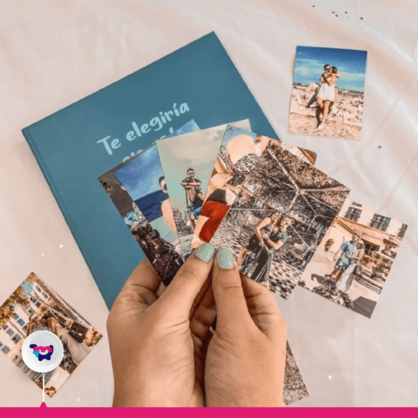 13 Fotos impresas para tu libro Nuestra Historia🥰
