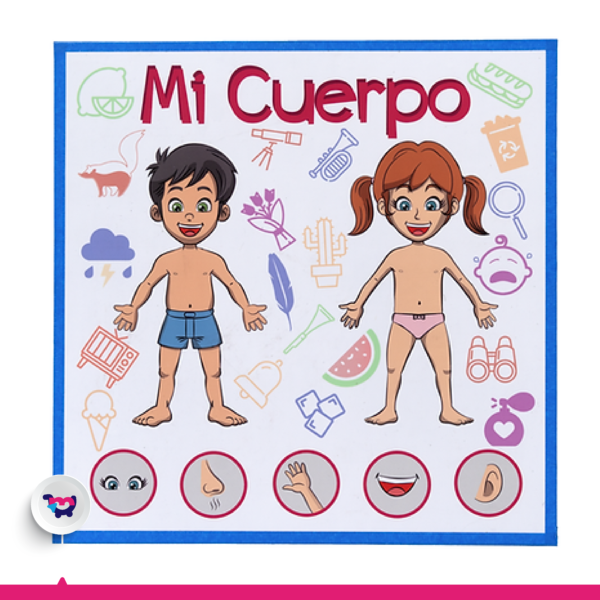 Tablero imantado mi cuerpo