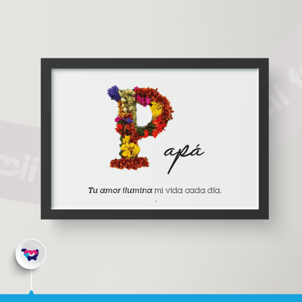 Cuadro personalizado para "Papá"