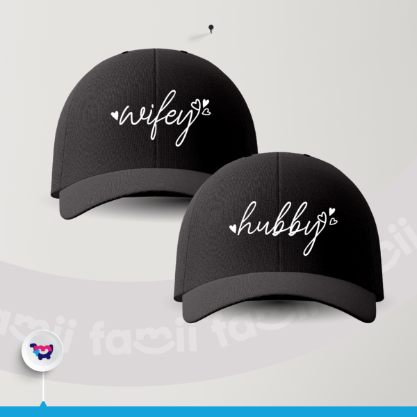 wifey & hubby" cap kit