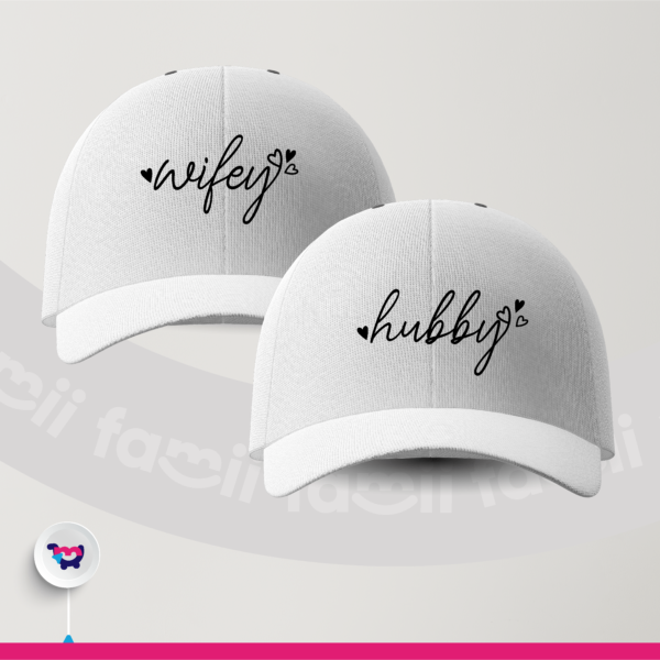 wifey & hubby" cap kit