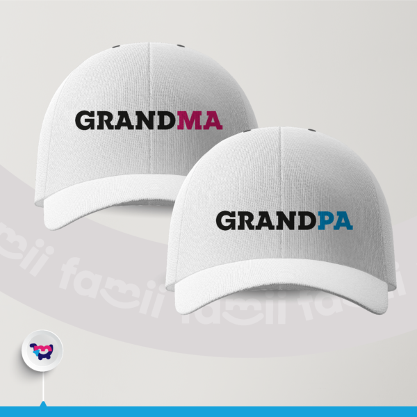 kit gorras "grandpa & grandma"